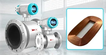 Supressão e eliminação de interferência em medidores de fluxo eletromagnéticos