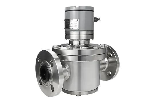 Medidor de fluxo de engrenagem oval de aço inoxidável
