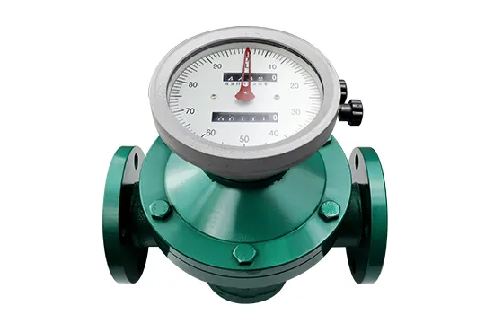 Medidor de fluxo de engrenagem oval de ferro fundido