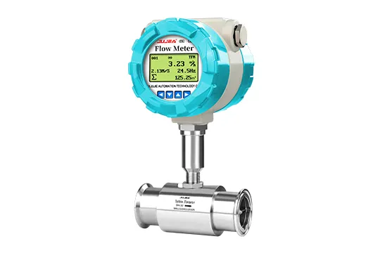 Braçadeira medidor de fluxo de turbina