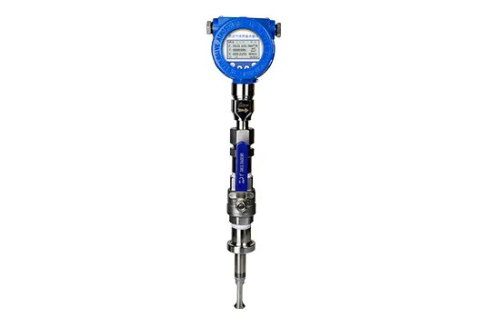 Medidor de fluxo de gás de inserção