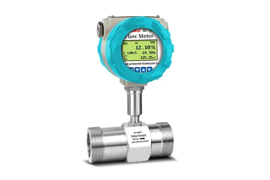 Medidor de fluxo líquido da turbina